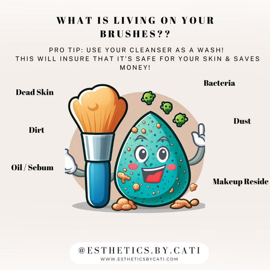 Why Cleaning Your Makeup Brushes Matters + The Best Duo for Healthy Skin - Esthetics By Cati