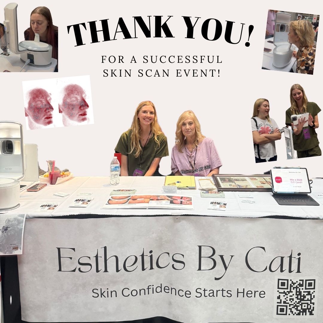 “Esthetics By Cati at the Casting Buffalo Actors Expo in Western NY, providing skin consultations and acne-safe tips for on-camera talent.”